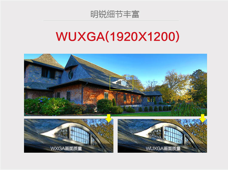 索尼F631HZ投影機 細節清晰畫面質量高