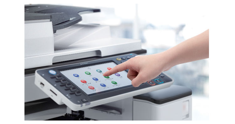 理光2011復印機 9寸智能觸摸屏